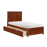 Rowe Dark Cherry Twin Platform Bed from Homelegance - Luna Furniture