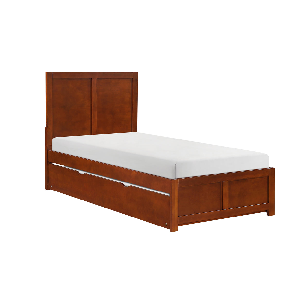 Rowe Dark Cherry Twin Platform Bed from Homelegance - Luna Furniture