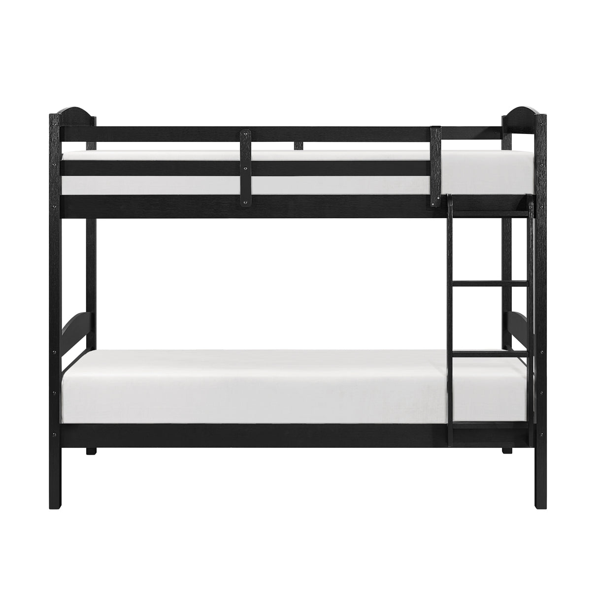 Lani Black Twin/Twin Bunk Bed from Homelegance - Luna Furniture