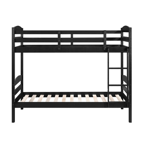 Lani Black Twin/Twin Bunk Bed from Homelegance - Luna Furniture