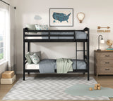 Lani Black Twin/Twin Bunk Bed from Homelegance - Luna Furniture