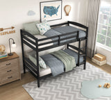 Lani Black Twin/Twin Bunk Bed from Homelegance - Luna Furniture