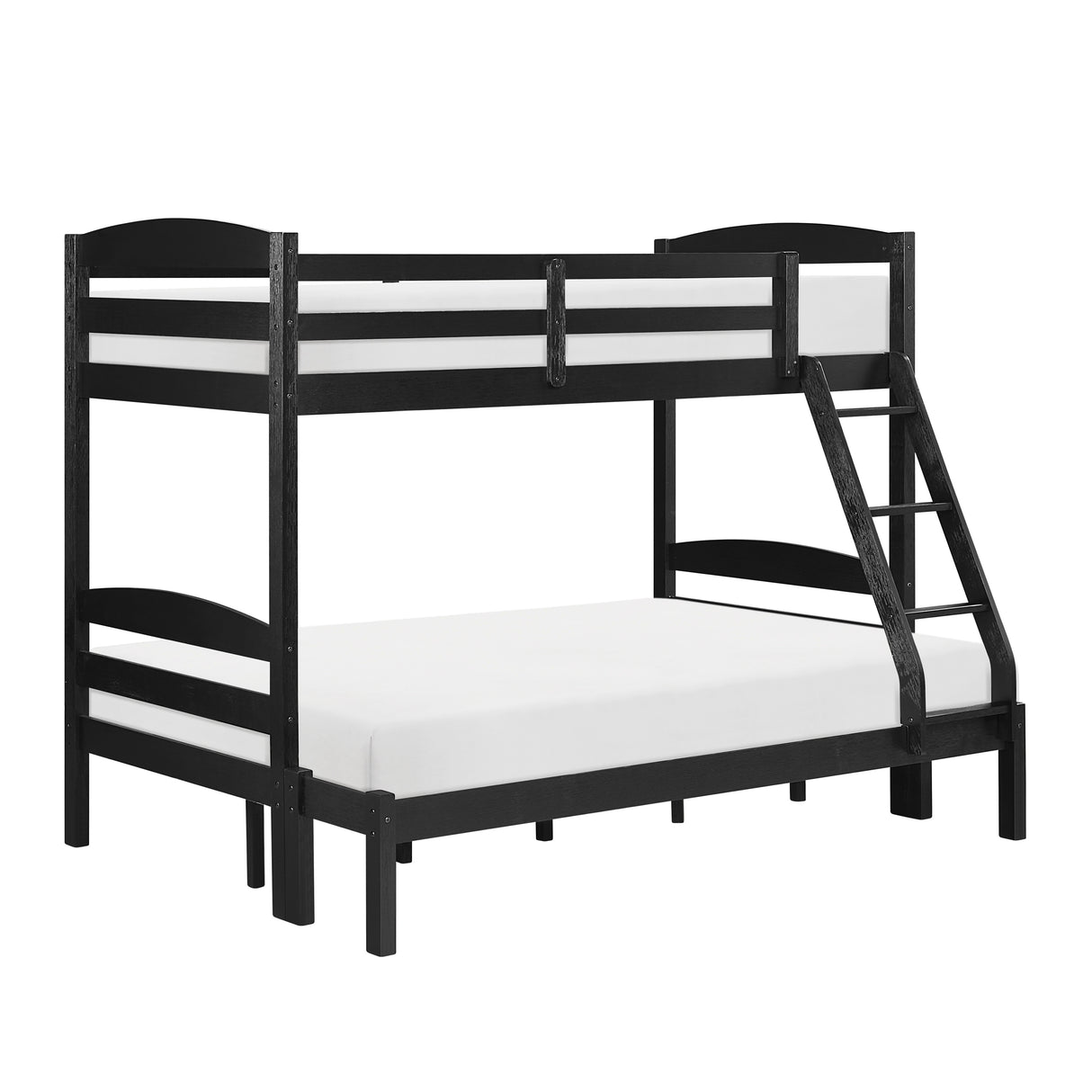 Lani Black Twin/Full Bunk Bed from Homelegance - Luna Furniture