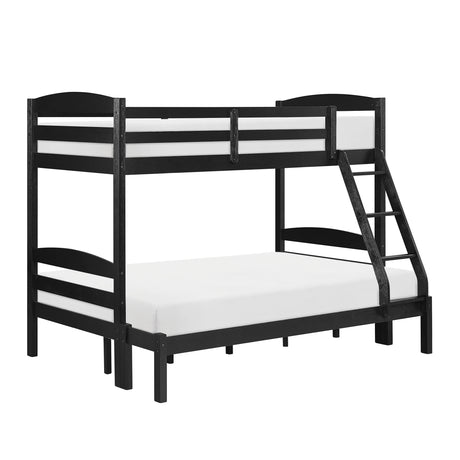 Lani Black Twin/Full Bunk Bed from Homelegance - Luna Furniture