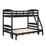Lani Black Twin/Full Bunk Bed from Homelegance - Luna Furniture