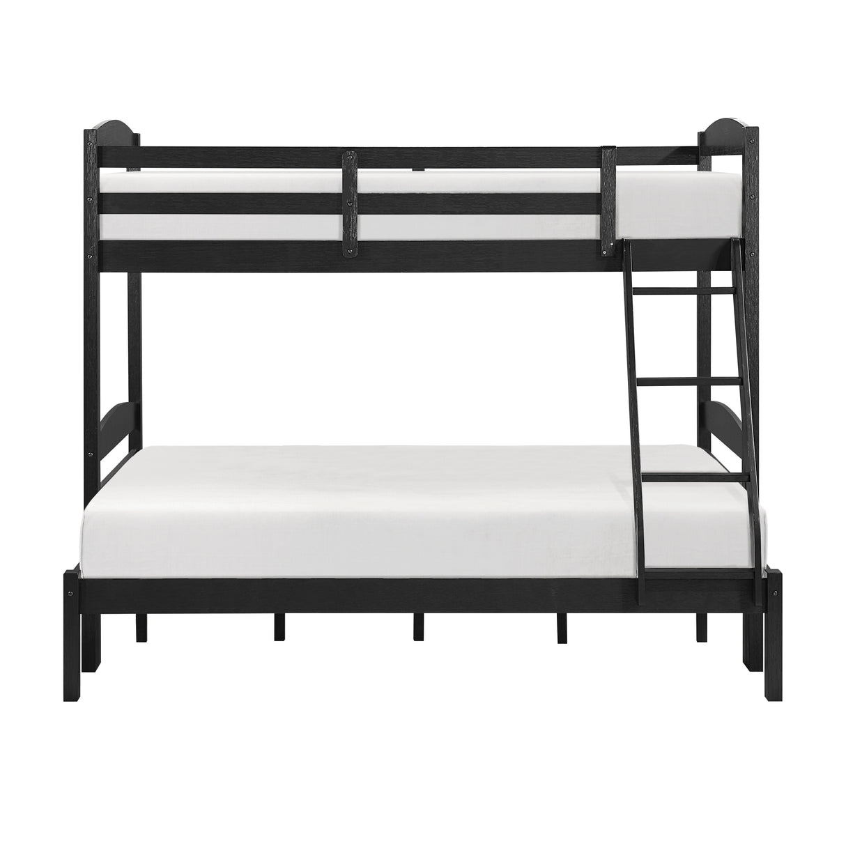 Lani Black Twin/Full Bunk Bed from Homelegance - Luna Furniture