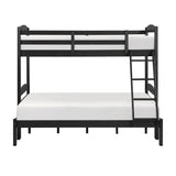 Lani Black Twin/Full Bunk Bed from Homelegance - Luna Furniture