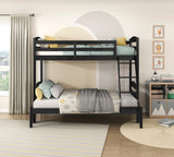 Lani Black Twin/Full Bunk Bed from Homelegance - Luna Furniture