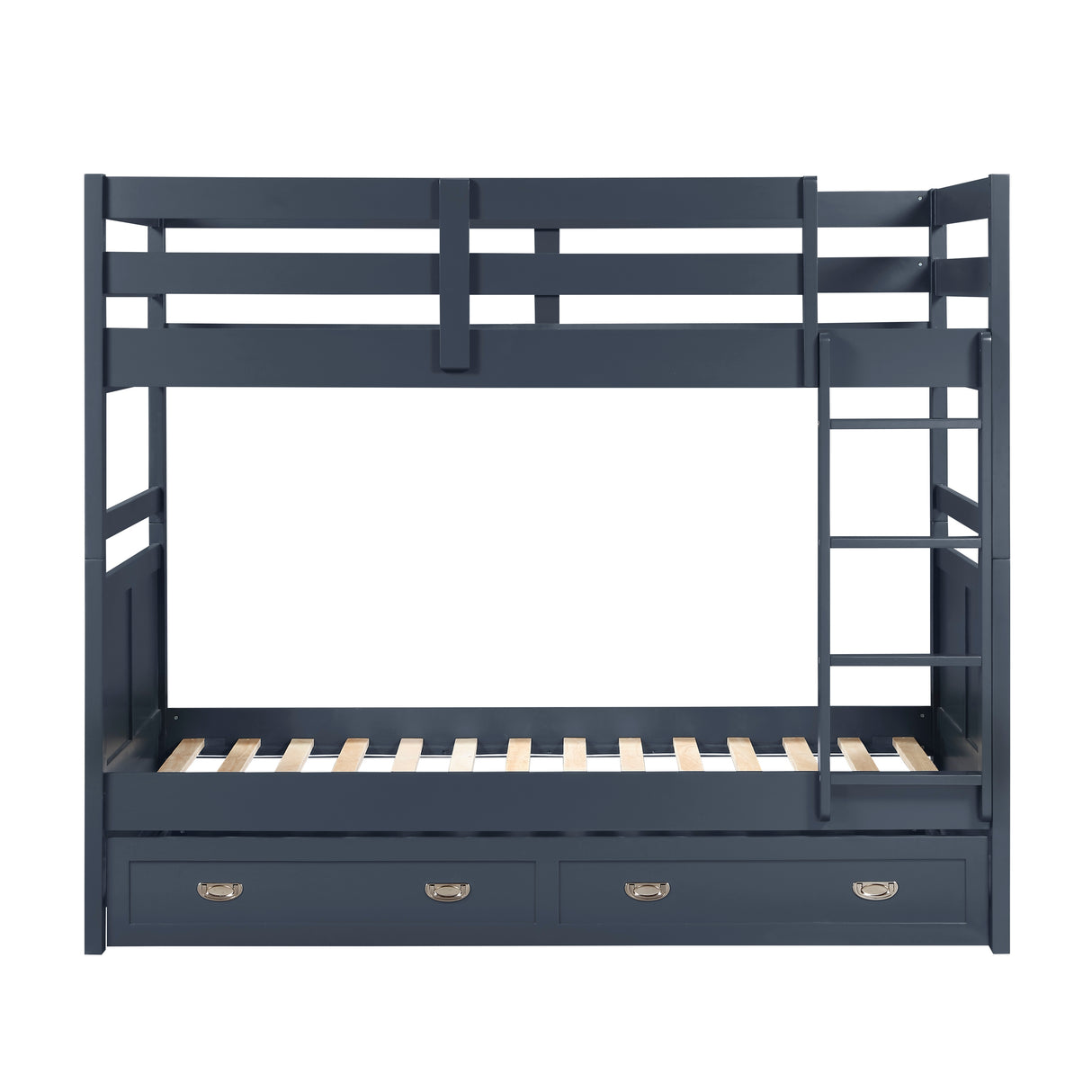 Sloane Navy Blue Twin/Twin Bunk Bed from Homelegance - Luna Furniture