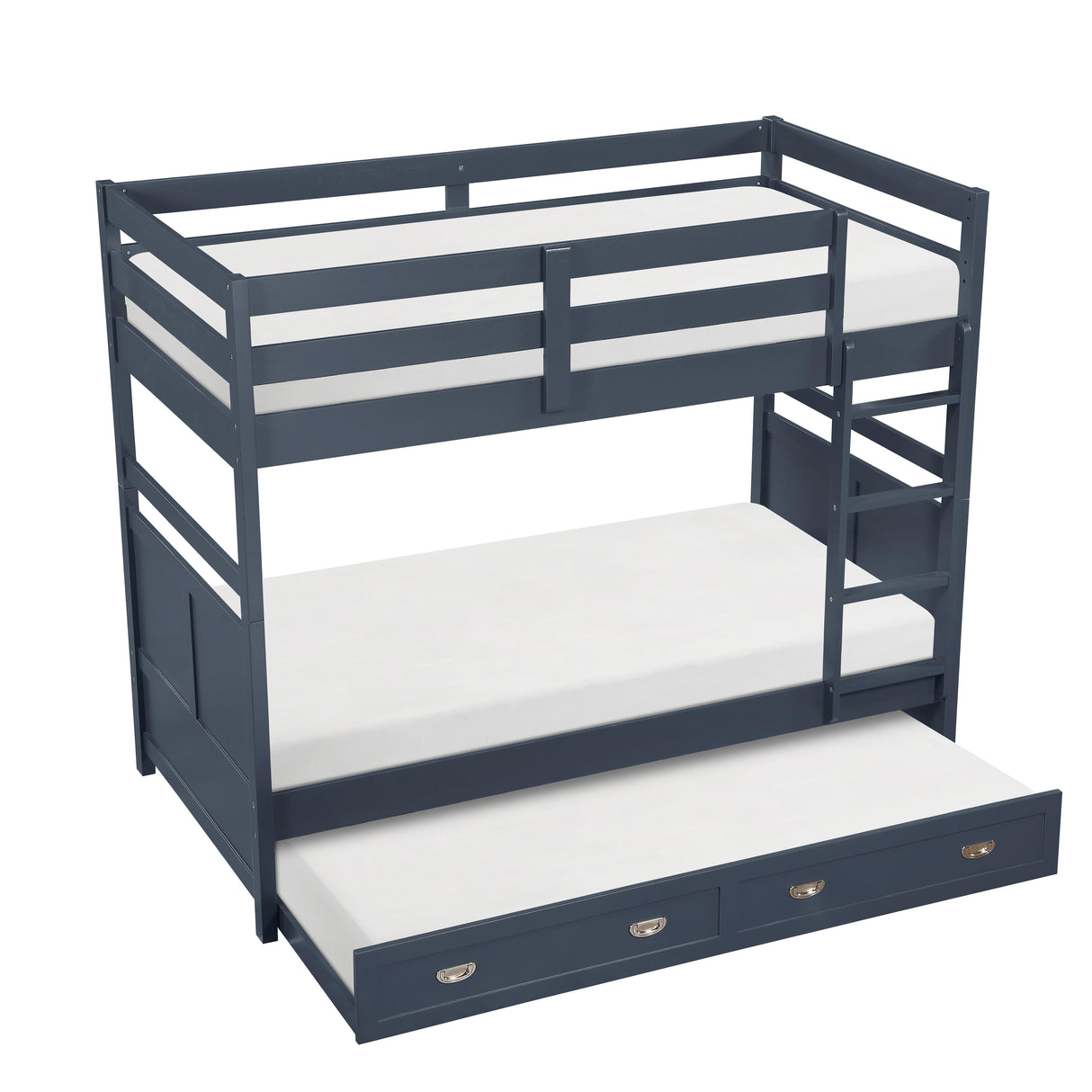Sloane Navy Blue Twin/Twin Bunk Bed from Homelegance - Luna Furniture