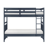 Sloane Navy Blue Twin/Twin Bunk Bed from Homelegance - Luna Furniture