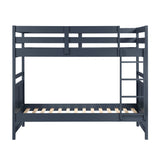 Sloane Navy Blue Twin/Twin Bunk Bed from Homelegance - Luna Furniture