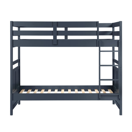 Sloane Navy Blue Twin/Twin Bunk Bed from Homelegance - Luna Furniture