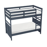 Sloane Navy Blue Twin/Twin Bunk Bed from Homelegance - Luna Furniture