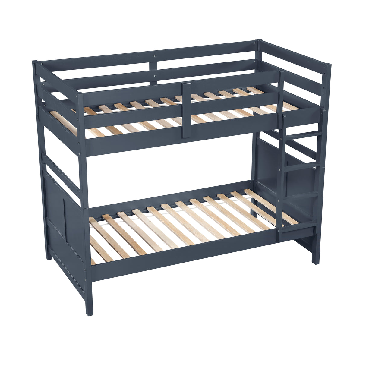 Sloane Navy Blue Twin/Twin Bunk Bed from Homelegance - Luna Furniture
