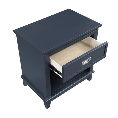 Sloane Navy Blue Night Stand from Homelegance - Luna Furniture