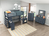 Sloane Navy Blue Dresser from Homelegance - Luna Furniture