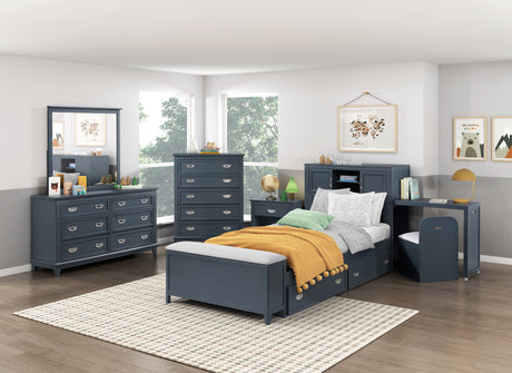 Sloane Navy Blue Storage Box from Homelegance - Luna Furniture