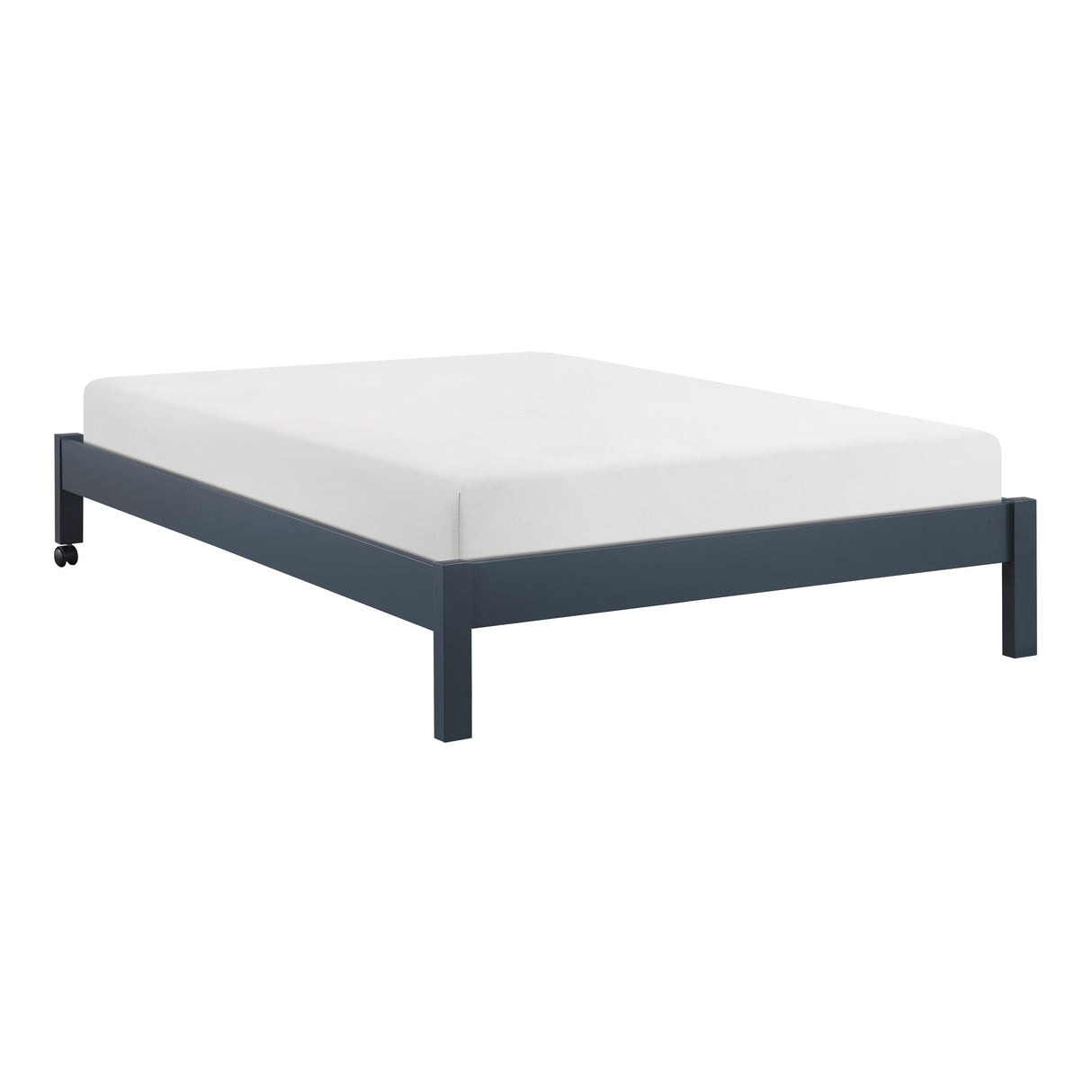 Sloane Navy Blue Twin/Full Loft Bunk Bed with Chest and Hidden Desk from Homelegance - Luna Furniture