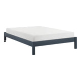 Sloane Navy Blue Twin/Full Loft Bunk Bed with Chest and Hidden Desk from Homelegance - Luna Furniture