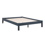Sloane Navy Blue Twin/Full Loft Bunk Bed with Chest and Hidden Desk from Homelegance - Luna Furniture