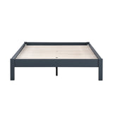 Sloane Navy Blue Twin/Full Loft Bunk Bed with Chest and Hidden Desk from Homelegance - Luna Furniture