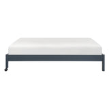 Sloane Navy Blue Twin/Full Loft Bunk Bed with Chest and Hidden Desk from Homelegance - Luna Furniture