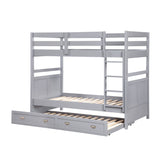 Sloane Gray Twin/Twin Bunk Bed from Homelegance - Luna Furniture