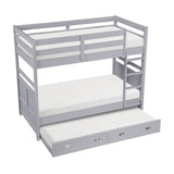 Sloane Gray Twin/Twin Bunk Bed from Homelegance - Luna Furniture