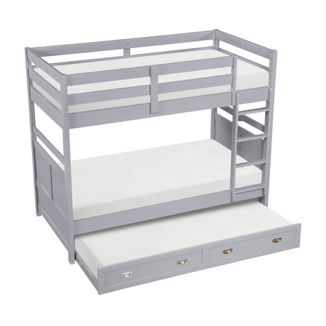 Sloane Gray Twin/Twin Bunk Bed from Homelegance - Luna Furniture