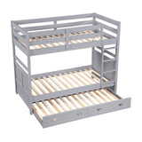 Sloane Gray Twin/Twin Bunk Bed from Homelegance - Luna Furniture