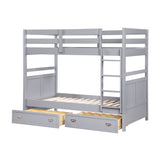 Sloane Gray Twin/Twin Bunk Bed from Homelegance - Luna Furniture