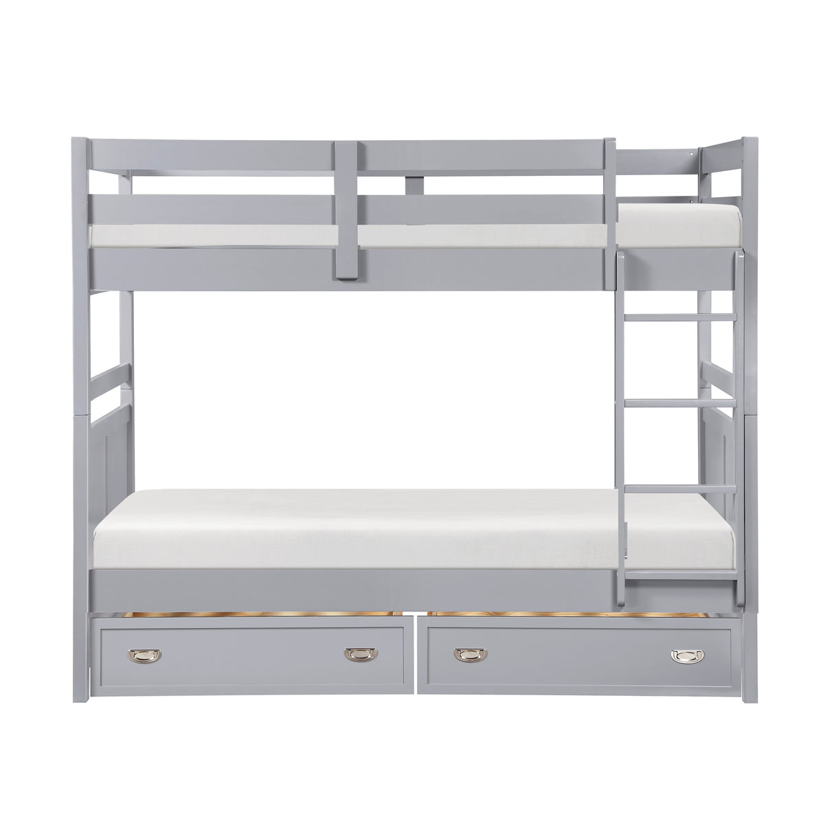 Sloane Gray Twin/Twin Bunk Bed from Homelegance - Luna Furniture