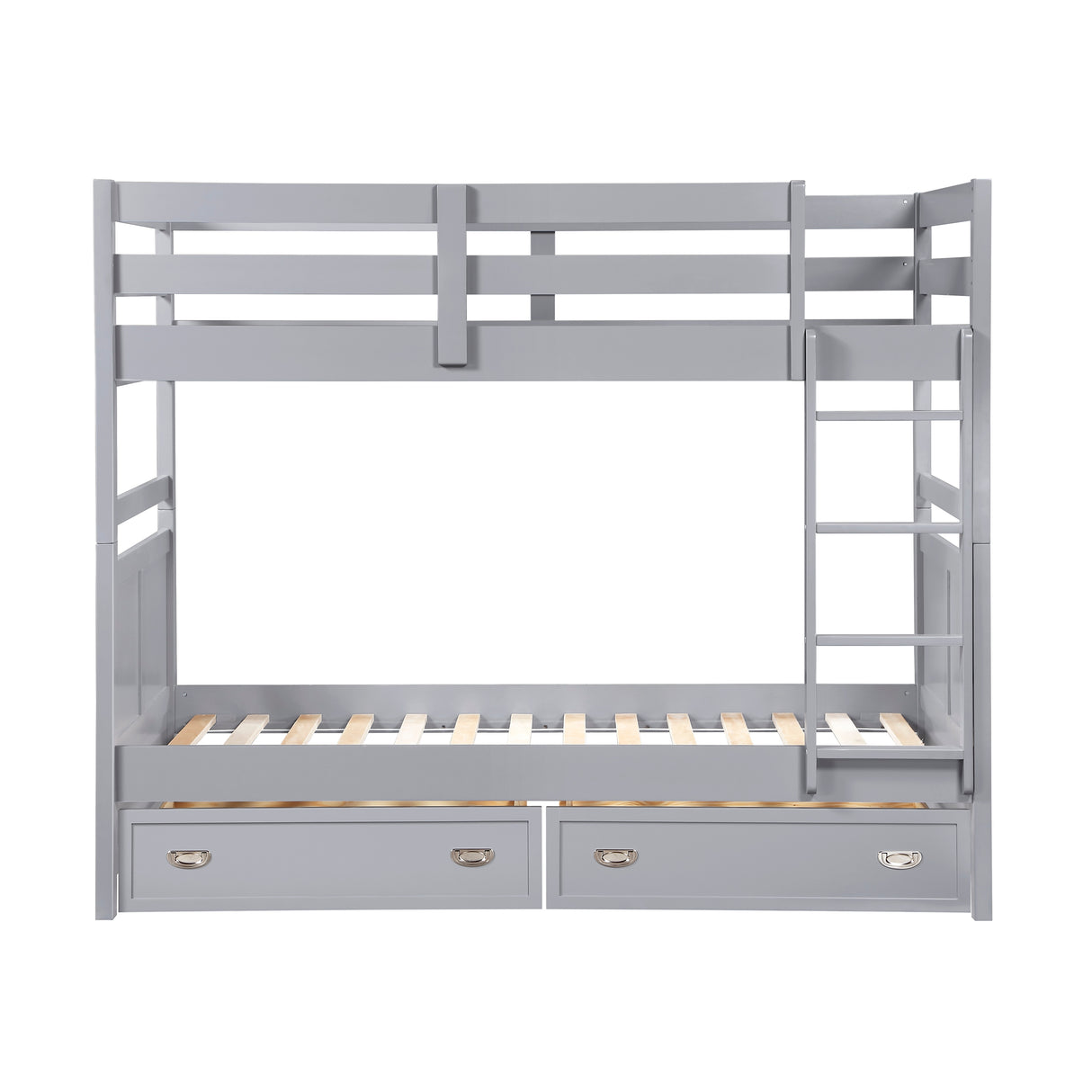 Sloane Gray Twin/Twin Bunk Bed from Homelegance - Luna Furniture