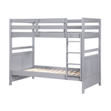 Sloane Gray Twin/Twin Bunk Bed from Homelegance - Luna Furniture