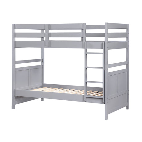 Sloane Gray Twin/Twin Bunk Bed from Homelegance - Luna Furniture