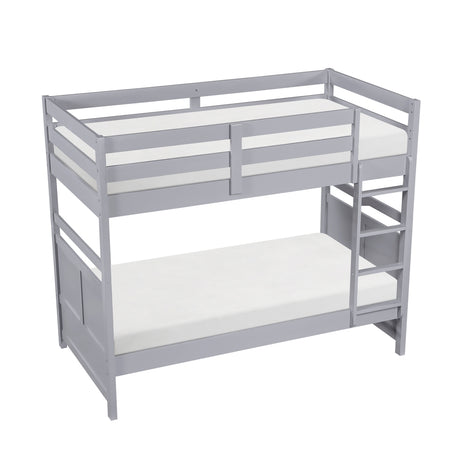 Sloane Gray Twin/Twin Bunk Bed from Homelegance - Luna Furniture
