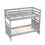 Sloane Gray Twin/Twin Bunk Bed from Homelegance - Luna Furniture