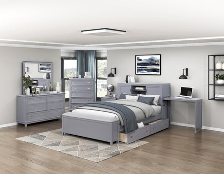 Sloane Gray Dresser from Homelegance - Luna Furniture