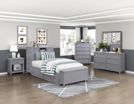 Sloane Gray Dresser from Homelegance - Luna Furniture