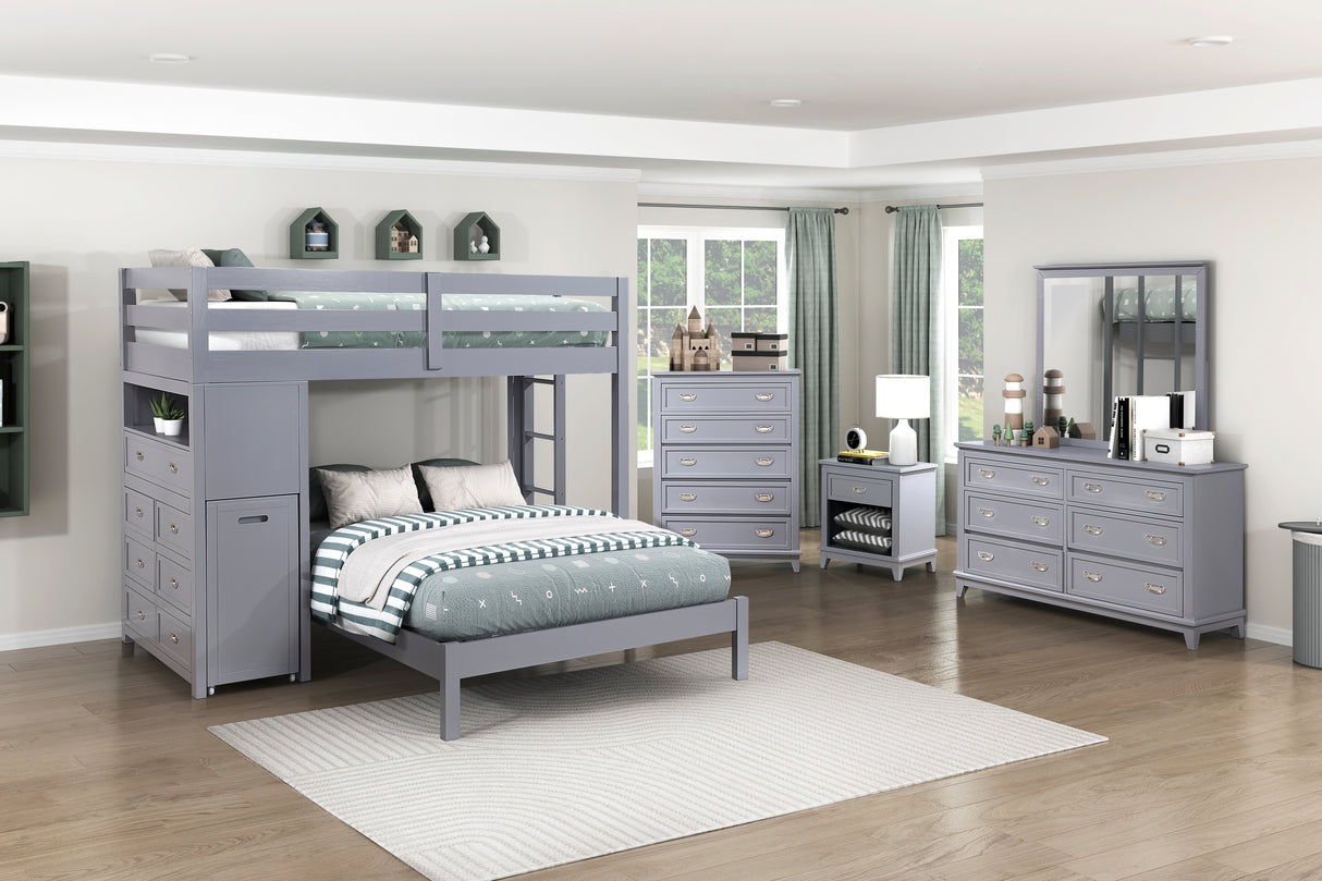 Sloane Gray Dresser from Homelegance - Luna Furniture