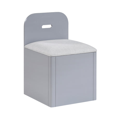 Sloane Gray Full Bookcase Bed with Hidden Desk, Stool and Storage Bench from Homelegance - Luna Furniture