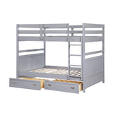 Sloane Gray Full/Full Bunk Bed from Homelegance - Luna Furniture