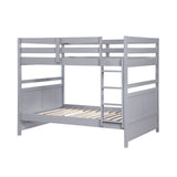 Sloane Gray Full/Full Bunk Bed from Homelegance - Luna Furniture