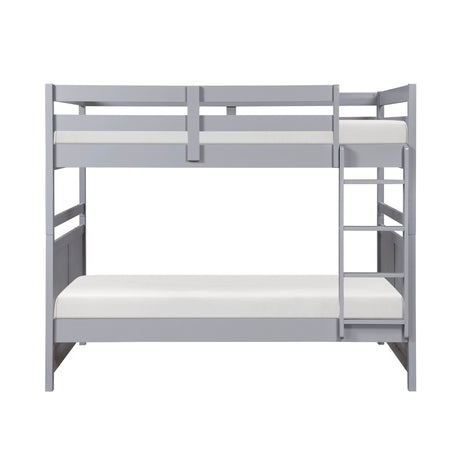 Sloane Gray Full/Full Bunk Bed from Homelegance - Luna Furniture