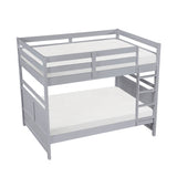 Sloane Gray Full/Full Bunk Bed from Homelegance - Luna Furniture