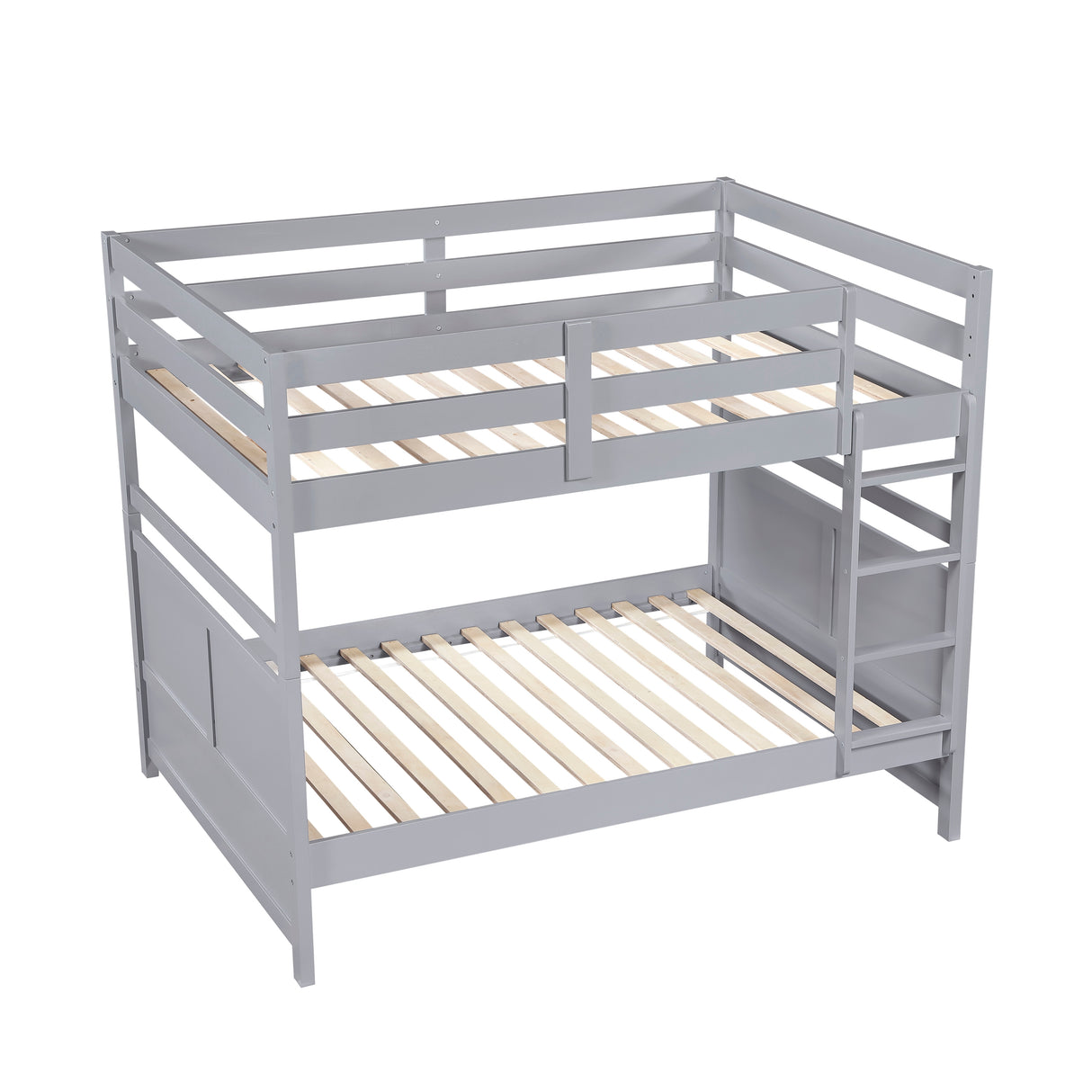 Sloane Gray Full/Full Bunk Bed from Homelegance - Luna Furniture