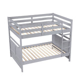 Sloane Gray Full/Full Bunk Bed from Homelegance - Luna Furniture