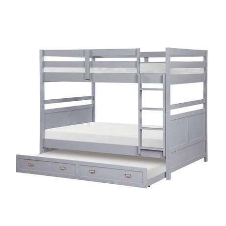 Sloane Gray Full/Full Bunk Bed from Homelegance - Luna Furniture