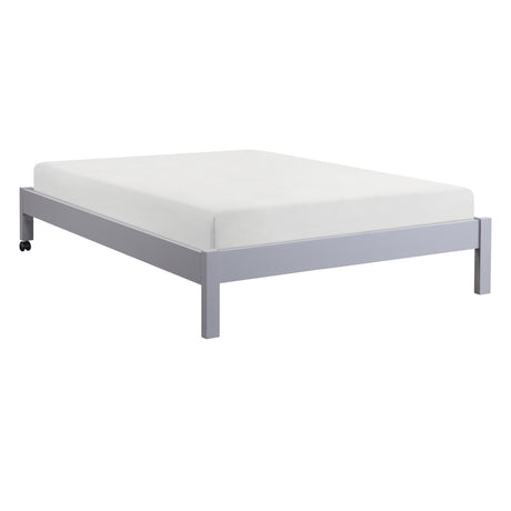 Sloane Gray Twin/Full Loft Bunk Bed with Chest and Hidden Desk from Homelegance - Luna Furniture